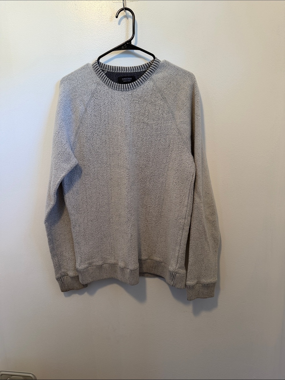 Nordstrom Light Gray Crewneck Sweater